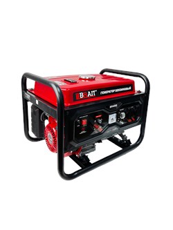 Генератор бензиновый BR4000 (3,2/3,5кВт.,8,5 л.с.,220В,50гц,12В, бак 19л) 12шт/поддон 02 01 064 029