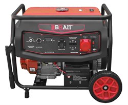 Генератор бензиновый BR9500VE (7.0/7.5кВт,380В/50Гц, трехфазный, мощность 18л.с., дисплей, электростартер, медная обмотка, DUPLEX) 6/8шт/подд 02 01 081 100