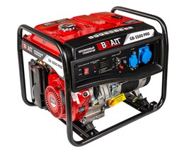 Генератор бензиновый GB-5500 PRO (5,0/5,5кВт,220В,50Гц), 4/6шт/пал 02 01 025 035