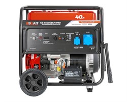 Генератор бензиновый GB-5500SELM PRO (5,0/5,5кВт;220В/50Гц;электрозап;выход под блок ATS,ф-я DUPLEX(пуск.ток)9,4кВт;2розетки;дисплей,бак 40л) 4шт/подд 02 01 108 035
