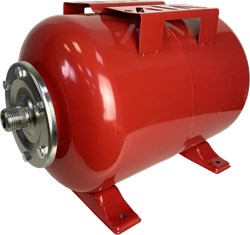 Гидробак 24LH 24л. красный, рабочее давление 1.5-6.5бар (горизонтальный) 1шт/кор 24/30/40шт/пал 23 02 065 056