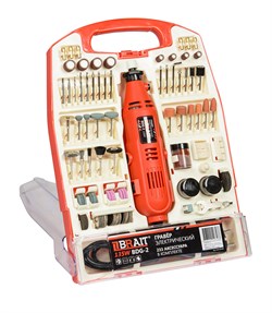 Гравер электрический BDG-2 (233 предмета, мощность 135Вт, 10000-32000об/мин, 220В/50Гц) 5 шт/уп 120шт./поддон 21 01 103 069