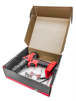 Дрель аккумуляторная BCD20SU-1 (20В,Li-on,без АКБ, без зарядки,в коробке,2ск,30 Н-м,индикатор заряда, быстрозажимной патрон 10мм)10шт/кор 21 01 128 070