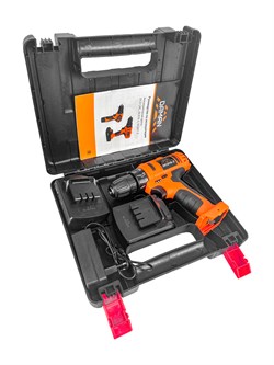 Дрель аккумуляторная DCD16-2 DAMAN (16В,Li-on,2 АКБ,зарядка,кейс,2Ач,2ск,40 Н-м,индикатор заряда,быстрозажим. патрон) 10шт/кор 240шт/подд 21 01 140 093