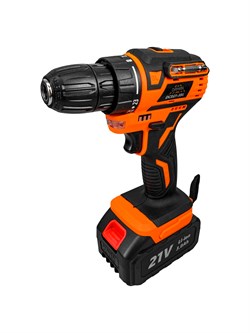 Дрель аккумуляторная DCD21-3BL DAMAN (21В,Li-on,2 АКБ,зарядка,кейс,3Ач,2ск,45 Н-м,индикатор заряда, бесщёточный дв.,быстрозажимной патрон) 8шт/кор 21 01 142 093