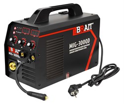 Инвертор сварочный полуавтомат MIG-300QD (30-190А(В ПОДАРОК ПРОВОЛОКА ПОРОШК. BRAIT E71TGS 0,8х1КГ) d.провол.0,6-1мм;до 5кг;свароч.горелка съем.) 18 01 015 043П1