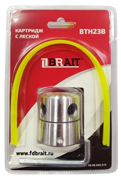 Картридж с леской BTH23B (под фланец) паук БЛИСТЕР (M10x1.25), 100 шт/уп 06 06 045 019