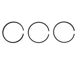 Кольцо поршневое (комплект) компрессора КМ-1300/24 20 02 184 043