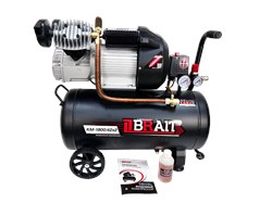 Компрессор воздушный KM-1800/42Х2 (1,8кВт; 300л/мин; ресивер 42л; 2 цилиндра, коаксиальный) 6шт/8шт/поддон 20 01 025 043