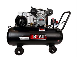 Компрессор воздушный KMR-2500/80 В ПОДАРОК НАБОР ПНЕВМОИНСТРУМЕНТА BPTS 5A  (2-х цил., 2,5кВт; 450л/мин; ресивер 80л; ременной) 20 01 023 043П