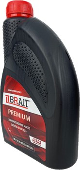 Масло BRAIT PREMIUM трансмиссионное SAE 80W-90 API GL-4 Ultra 1л (12/600шт/паллет) 07 01 031 079