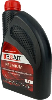 Масло моторное BRAIT PREMIUM для двухтактных двигателей полусинтетическое API TС 1л (12/600шт/паллет) 07 01 023 079