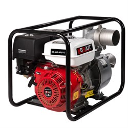 Мотопомпа бензиновая BR-WP-40(15)(15.01.008.047) (15л.с.,с датч.масла, 4 дюйма,произ-ть 100 куб.м/ч,выс.подъема 30м,алюм.коннектор) 12шт/поддон 15 01 015 047