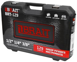 Набор ручного инструмента BRT-129 (129 предметов) 2шт/кор 35 01 017 092