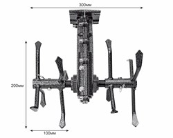 Насадка-культиватор 7шл. 26мм (CN) (насадка-гусиные лапки) без порошкового покрытия 6шт./кор. 06 07 207 019