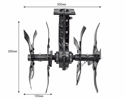 Насадка-культиватор 7шлицов 26мм (AN) без порошкового покрытия 6шт./кор. 06 07 204 019