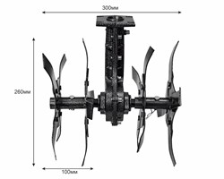 Насадка-культиватор 7шлицов 28мм (индивидуальная упаковка)  (AN) 6шт/кор 06 07 209 019