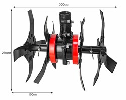 Насадка-культиватор 9 шлицов 26мм (AP) BRAIT облегченная, индивидуальная упаковка 6шт/кор 72шт/подд 06 07 147 019