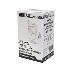 Насос дренажный погружной ND-750D (208л/м; 750Вт;до 35 мм; макс. напор 8м; для грязной воды, пластик) 4шт/кор  80шт/подд 23 01 146 077