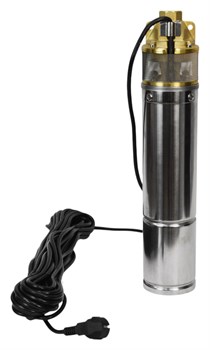 Насос скважинный вихревой 4SKM100 (750Вт, 45л/мин, макс. напор 58м, кабель 20м, диаметр 4"/101мм)  64шт/палл 23 01 184 056