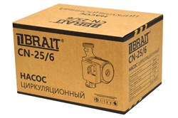Насос циркуляционный CN-25/6 (40/60/90Вт,макс.подача 25/35/45л/мин,макс.напор 4/5/6 м,длина 180мм,присоедин.разм 1¹/₂"дюйма) 8шт/кор/ 80шт/поддон 23 01 169 077