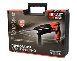Перфоратор BRAIT BRH20  (2-реж., горизонтальный, 600Вт, 1,7Дж., патрон 20мм SDS+) 5шт/уп, 100шт/поддон 21 01 182 064