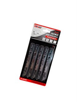 Пилка для лобзика по дереву T101D HCS (100х75мм, шаг 4мм) комплект 100шт/уп. 400шт/кор 21 06 144 069