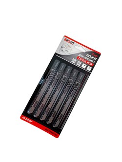 Пилка для лобзика по дереву T301DL HCS (135х110мм, шаг 4мм) комплект 100шт/уп. 400шт/кор 21 06 148 069