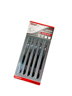 Пилка для лобзика по дереву T344D HCS (132х110мм, шаг 4мм) комплект 100шт/уп. 400шт/кор 21 06 149 069