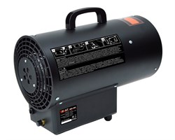 Пушка тепловая газовая BGH-15M  (15кВт;давл.0,7бар;расход 1,09 кг/ч;производ.350 м3/ч;пьезоэлектрич.запальник) 40/60шт/поддон 25 01 039 076