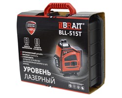 Уровень лазерный BLL-515T ШТАТИВ (время работы на АКБ-8ч,дальность-35м,длина волн.515НМ,2АКБ,З/У,автомат.выравн;штатив в компл,кейс)10шт/уп 90шт/подд 37 01 002 019