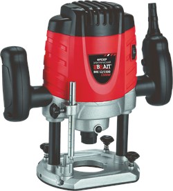 Фрезер электрический BRE 12/1500 (1500Вт,12000-26000 об/мин,цанги 6-8-12мм,диаметр фрезы 30мм,глуб.фрезеровки 0-50мм, щетка 6,5-13-14) 96/128шт/поддон 21 01 150 054