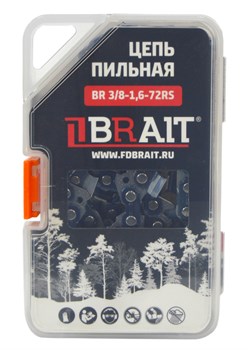 Цепь пильная  BR 3/8-1,6-72 RS (ФУТЛЯР) 25шт/уп 100шт/кор 01 06 116 012