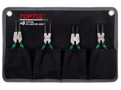 Набор съемников стопорн.колец 4шт. на полотне TOPTUL (GPAQ0401) GPAQ0401