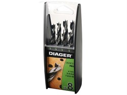 Набор сверл по дер. BradPoint ProDuo 8шт 3-10мм (Diager) (917B) 917B