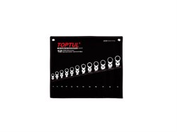 Набор ключей комбинир. с поворотн. трещоткой 8-19 мм 12 пр TOPTUL (GPAQ1204) GPAQ1204