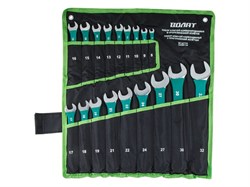 Набор ключей комбинир. 8-32мм 18шт в прорезиненной оплетке ВОЛАТ 13380-18