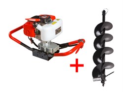 Мотобур ECO GD-52  АКЦИЯ! + Бур почвенный ф200х800x20мм ECO (ED-200) GD-52A2