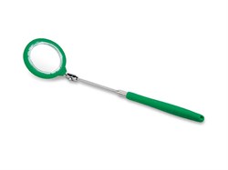 Зеркало телескопическое увеличительное с подсветкой круглое d55мм 268-955мм TOPTUL (JJAM0596) JJAM0596