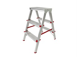 Лестница-стремянка алюм. двухсторонняя 66 см 3 ступ. 2,6кг PRO STARTUL (ST9941-03) ST9941-03