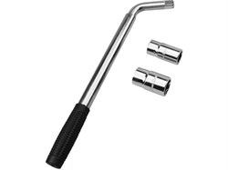 Вороток Г-образный 1/2" телескоп. 310-470мм с головками ВОЛАТ 19080-01