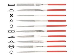 Набор надфилей алмазных 140х50х3мм 10шт. STARTUL PROFI (ST4046-10) ST4046-10