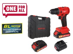 Аккум. дрель-шуруповерт WORTEX BD 2025 DLi в чем. ALL1 БЕСЩЕТ, 18 В, 50 Н*м, 2х2 А*ч, БЗП 10 мм BD2025DLi1029