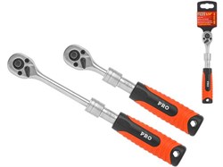 Трещотка 1/4" 72зуб. 165-215мм телескоп. PRO STARTUL (PRO-47014) PRO-47014