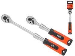 Трещотка 3/8" 72зуб. 220-320мм телескоп. PRO STARTUL (PRO-47038) PRO-47038