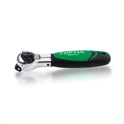 Трещотка 1/4"-1/2" 72зуб. 160мм двухсторонняя TOPTUL (CJMM1616) CJMM1616