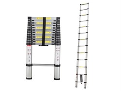 Лестница телескопическая односекц. алюм. 380см 10,7кг STARTUL (ST9714-038) ST9714-038