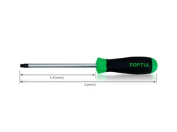 Отвертка TORX T27x100мм TOPTUL (FFAB2710) FFAB2710