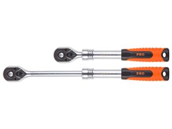 Трещотка 1/4" 72зуб. 155-255мм телескоп. PRO STARTUL (PRO-406) PRO-406