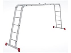Лестница алюм. многофункц. трансформер 4х5 ступ., 14,6кг NV2320 Новая высота 2320405
